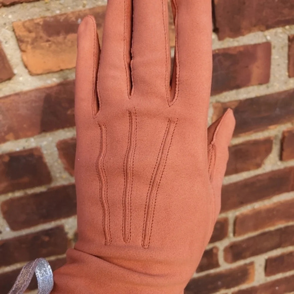 Vintage newstock suedette gloves 7 - Picture 7 of 7